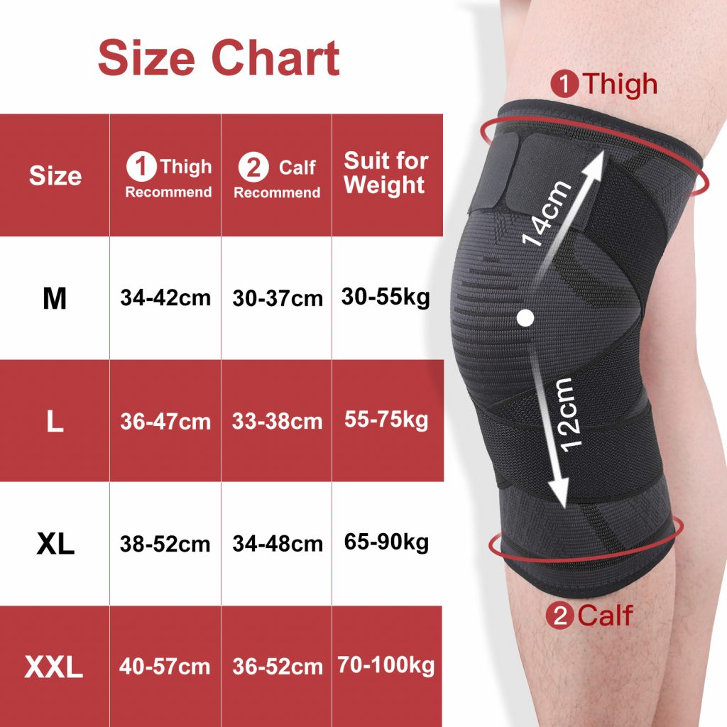 Compression Band Knitted Sports Kneepad Running Fitness Knee Protection
