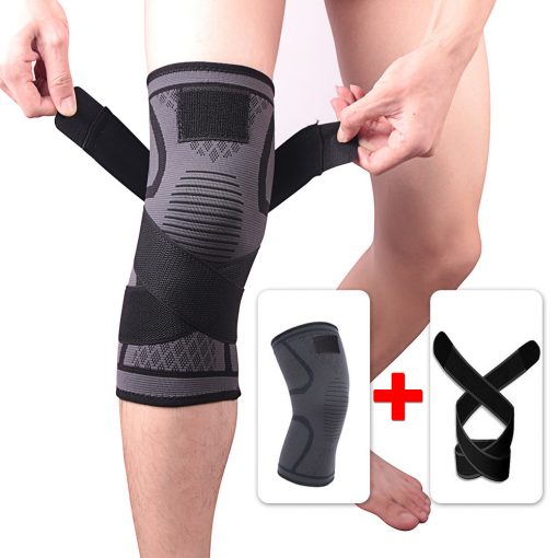 Compression Band Knitted Sports Kneepad Running Fitness Knee Protection