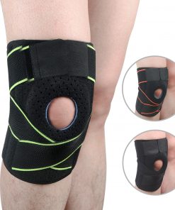 Sweat Absorbing Sports Kneepad Silicone Antiskid Bandage and Pressure Leg Protection